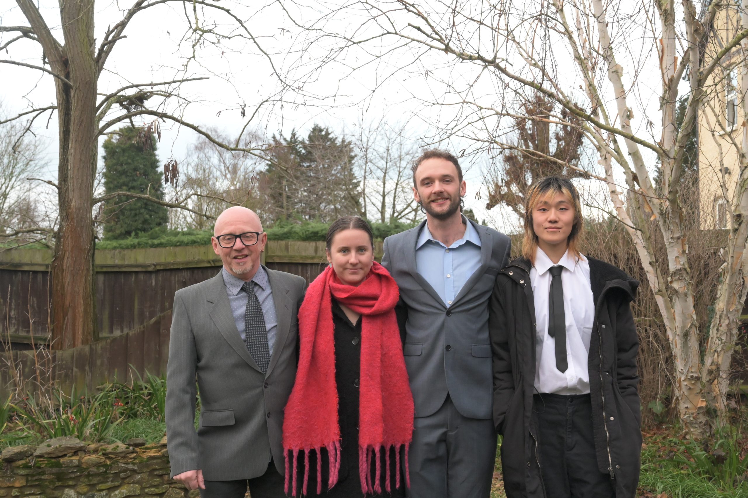 Defendants (From L-R): Alan Guthrie, Louisa Hillwood, Thomas Cusick, and Kat Chan.